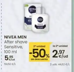 Eroski NIVEA MEN After shave Sensitive oferta