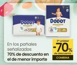 Eroski En los pañales señalizados oferta