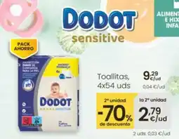 Eroski DODOT Toallitas oferta