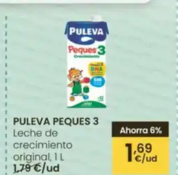 Eroski PULEVA PEQUES 3 Leche de crecimiento original oferta