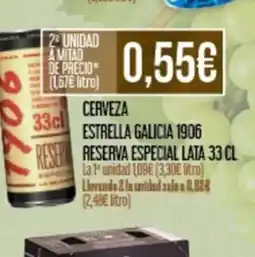 Claudio Cerveza estrella galicia 1906 reser reserva especial lata oferta