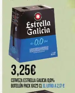 Claudio Cerveza estrella galicia 0,0% botellín oferta