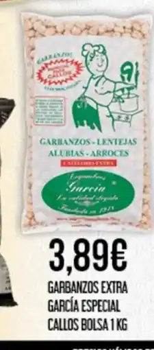 Claudio Garbanzos extra garcía especial callos bolsa oferta