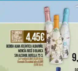 Claudio Bebida alma atlántica albariño, mencía rosé o blanca sin alcohol botella oferta