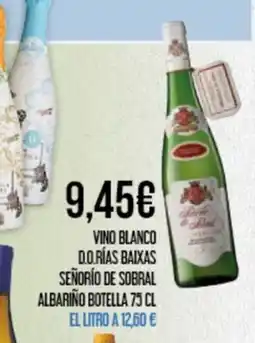 Claudio Vino blanco d.o.rías baixas señorío de sobral albariño botella oferta