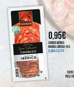 Claudio Chorizo ibérico navidul lonchas oferta