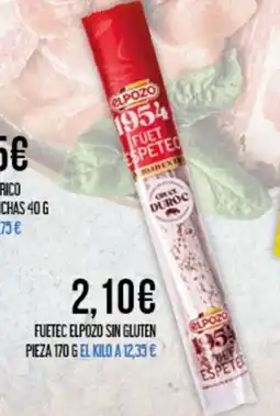 Claudio Fuetec elpozo sin gluten pieza oferta