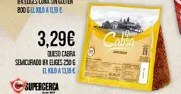 Claudio Queso cabra semicurado ifa eliges oferta