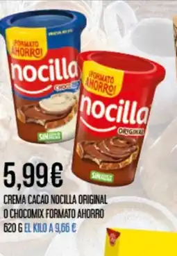 Claudio Crema cacao nocilla original o chocomix formato ahorro oferta