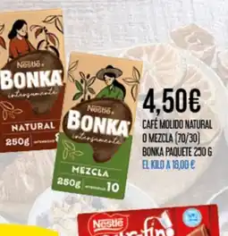 Claudio BONKA afé molido natural o mezcla oferta