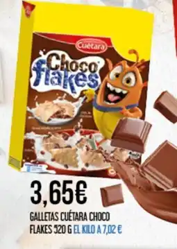 Claudio CHOCO FLAKES Galletas cuetara oferta
