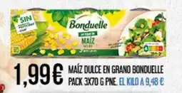 Claudio BONDUELLE Maíz dulce en grano oferta