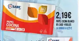 Claudio Papel cocina blanco ifa sabe 4 rollos oferta
