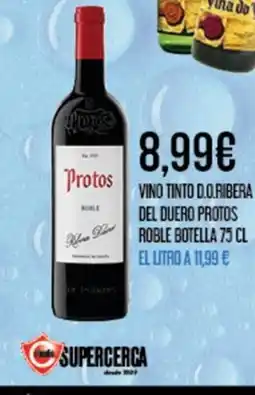 Claudio Vino tinto d.o.ribera del duero protos roble botella oferta
