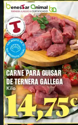 Gadis Carne para guisar de ternera gallega oferta
