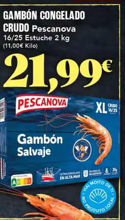Gadis PESCANOVA Gambón congelado crudo oferta
