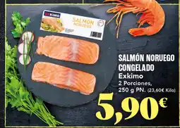 Gadis EXKIMO Salmón noruego congelado oferta