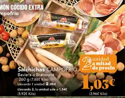 Gadis CAMPOFRÍO Salchichas oferta