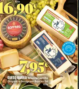 Gadis MONTECASTILLO Queso barra oferta