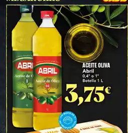Gadis ABRIL Aceite oliva oferta