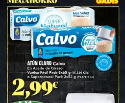 Gadis CALVO Atún claro oferta