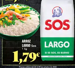 Gadis SOS Arroz largo oferta