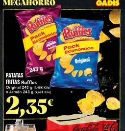 Gadis RUFFLES Patatas fritas oferta
