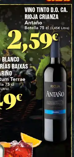 Gadis ANTAÑO Vino tinto d.o. ca. rioja crianza oferta