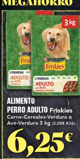 Gadis FRISKIES Alimento perro adulto oferta