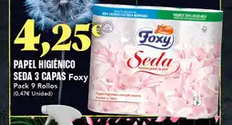 Gadis FOXY Papel higiénico seda 3 capas oferta