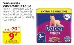 Alcampo Dodot - panales jumbo activity extra oferta