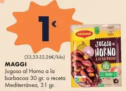 Supermercados Lupa MAGGI Jugoso al Horno a la barbacoa o receta Mediterránea oferta