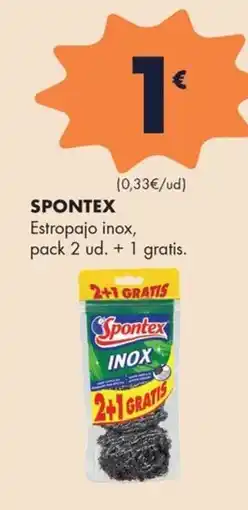 Supermercados Lupa SPONTEX Estropajo inox, oferta