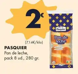 Supermercados Lupa PASQUIER Pan de leche oferta