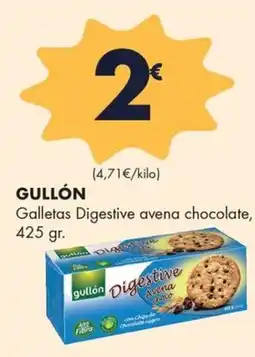 Supermercados Lupa GULLÓN Galletas Digestive avena chocolate oferta