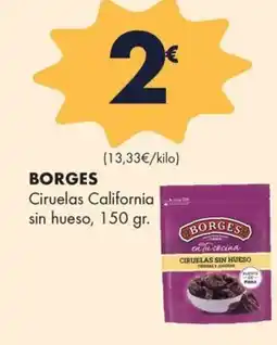 Supermercados Lupa BORGES Ciruelas California sin hueso oferta