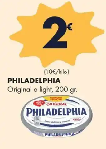 Supermercados Lupa PHILADELPHIA Original o light oferta