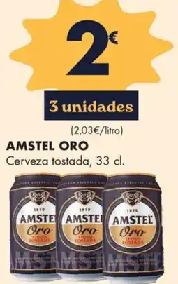 Supermercados Lupa AMSTEL ORO Cerveza tostada oferta
