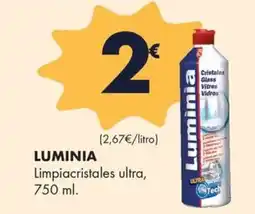 Supermercados Lupa LUMINIA Limpiacristales ultra oferta