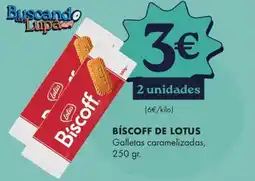 Supermercados Lupa BISCOFF DE LOTUS Galletas caramelizadas, oferta