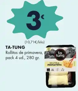 Supermercados Lupa TA-TUNG Rollitos de primavera oferta