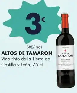 Supermercados Lupa ALTOS DE TAMARON Vino tinto de la Tierra de Castilla y León oferta