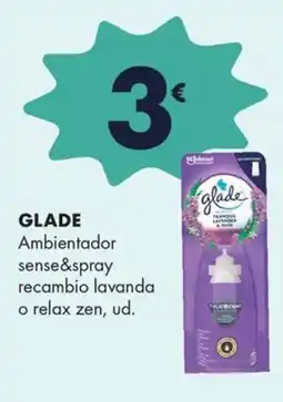 Supermercados Lupa GLADE Ambientador sense&spray recambio lavanda relax zen oferta
