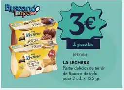 Supermercados Lupa LA LECHERA Postre delicias de turrón de Jijona o de trufa oferta