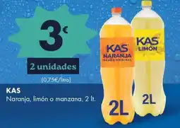 Supermercados Lupa KAS Naranja, limón o manzana oferta