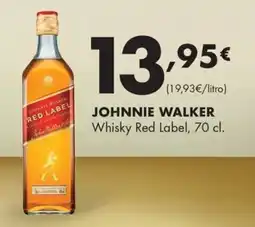 Supermercados Lupa JOHNNIE WALKER Whisky Red Label oferta