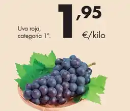 Supermercados Lupa Uva roja, categoría 1º. oferta