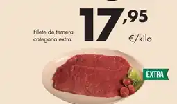 Supermercados Lupa Filete de ternera categoria extra oferta