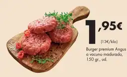 Supermercados Lupa Burger premium Angus o vacuno madurado oferta