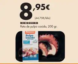 Supermercados Lupa RIKISSSIMO Pata de pulpo cocido oferta